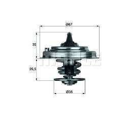 MAHLE TX3092D Termostat (92c) A4 1.8 Quattro-A4 2.4-2.8-A6 1.8t Quattro-2.4-2.8-Passat 1.8t 20v